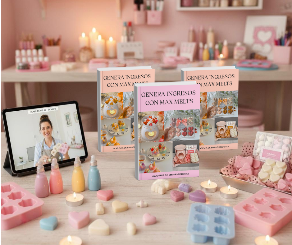 Tu propio negocio de Max Melts (Guía+Videos paso a paso) + 9 bonos de REGALO!
